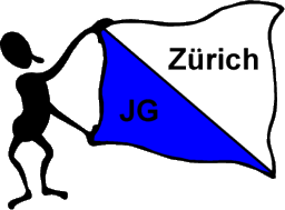JG-Z&uuml;ri-M&auml;nnchen mit Flagge